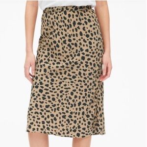 NWT! Gap leopard print Midi skirt xs